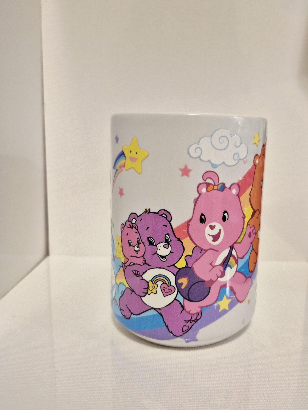 🏷3/$12 Care Bears Rainbow Custom Design Ceramic 15oz Mug New